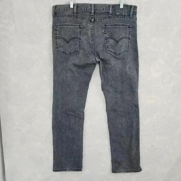 Levi's Men's 51 38x30 Gray Slim Leg Jeans Stretched 8498C - Picture 2 of 7